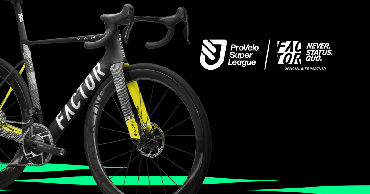 ProVelo Super League | MEDIA RELEASE: Factor Bikes announced as